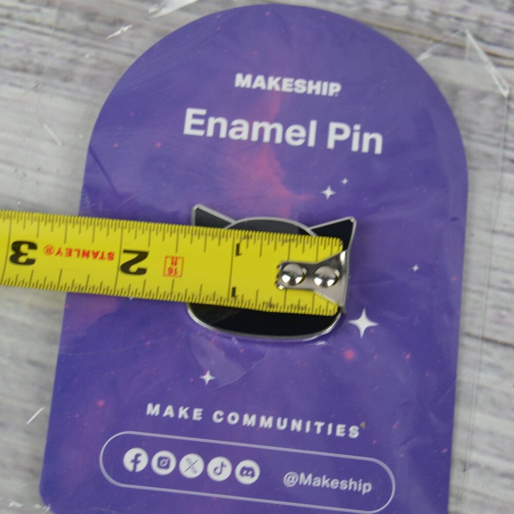 MAKESHIP Gracie Enamel Pin By Purr.In.Ink SOLD OUT NEW READ - Picture 5 of 6